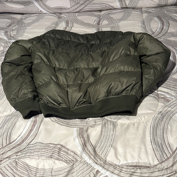 Nike Dark Green Quilted Jacket - Picture 2 of 2